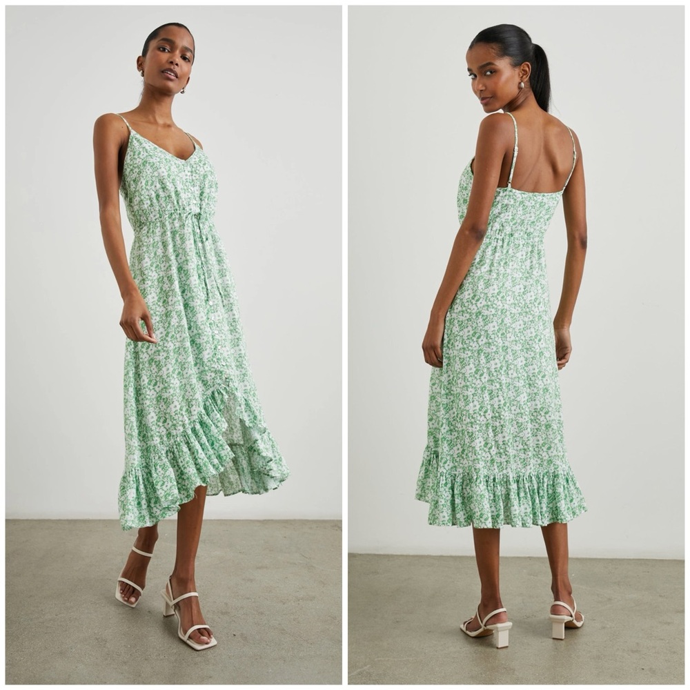 Rails Frida NWT ~ Green Floral Midi Dress